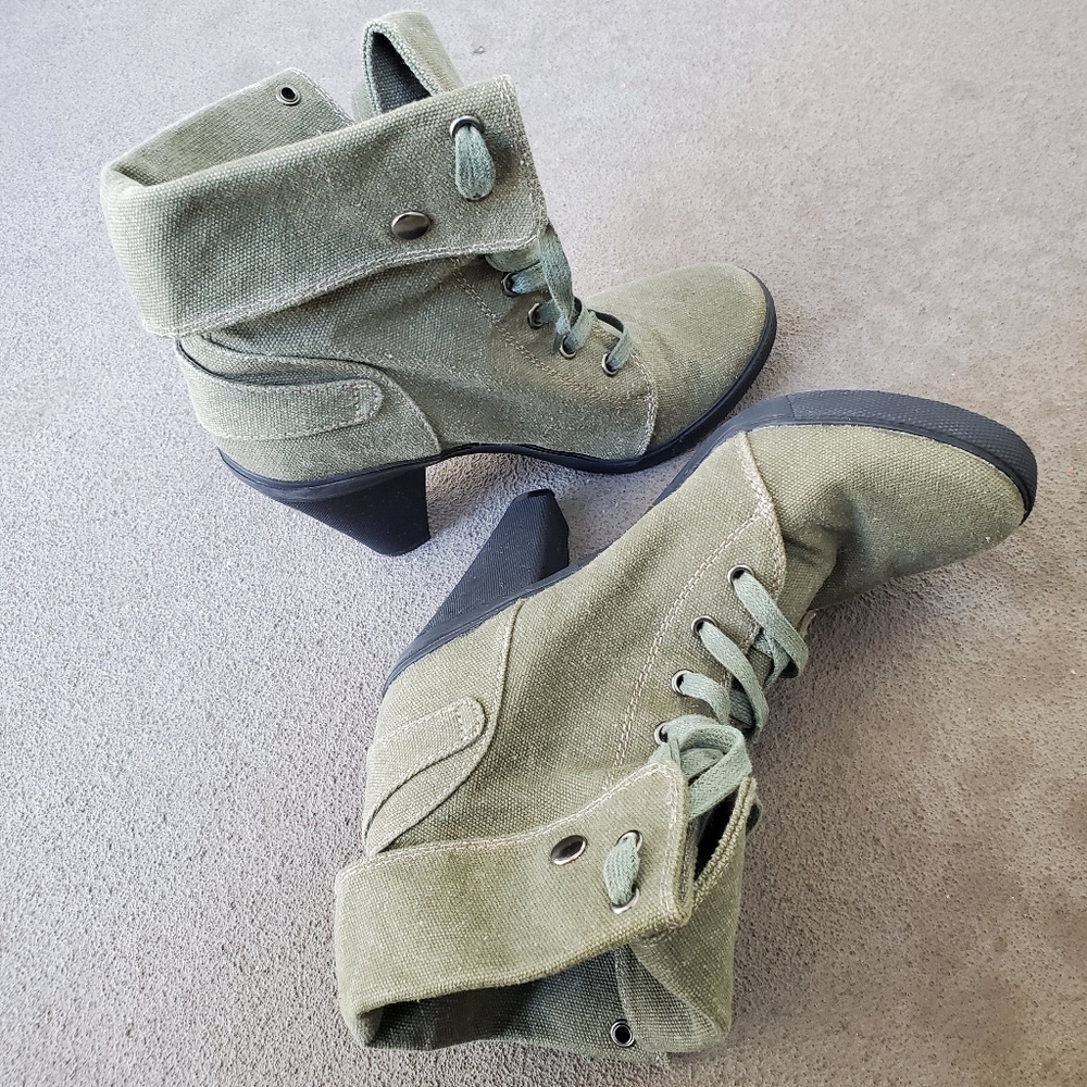 Green Aldo Boots